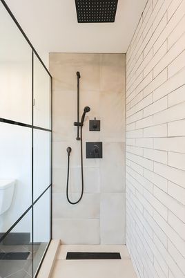 Bathroom, Glass Shower, Interior