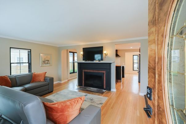 Fireplace, Interior, Living room, Wood Texture Flooring
