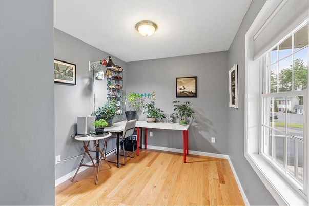 Home Office, Interior, Wood Texture Flooring