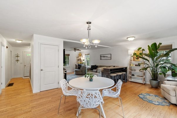 Dining room, Interior, Living room, Piano, Wood Texture Flooring