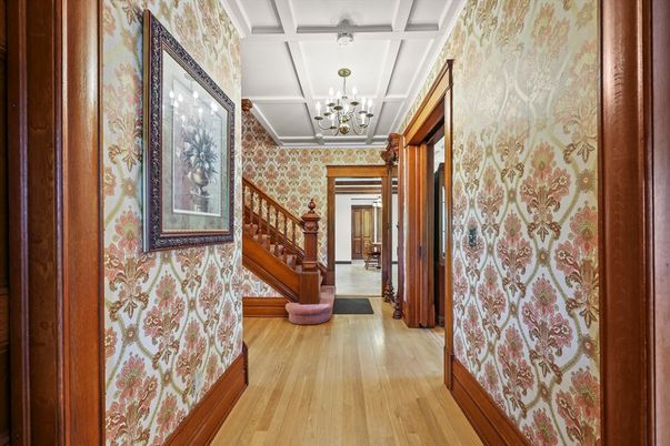 Chandelier, Interior, Wood Texture Flooring