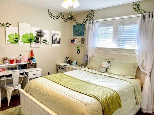 Bedroom, Interior, Wood Texture Flooring