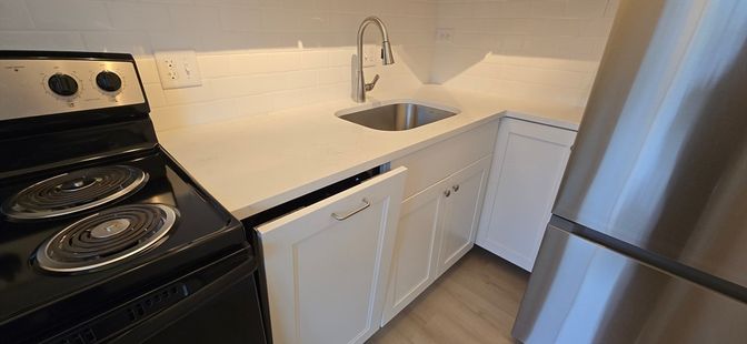 Interior, Kitchen, Wood Texture Flooring