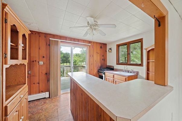 Interior, Kitchen, Wooden Walls