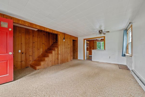 Empty room, Interior, Wooden Walls