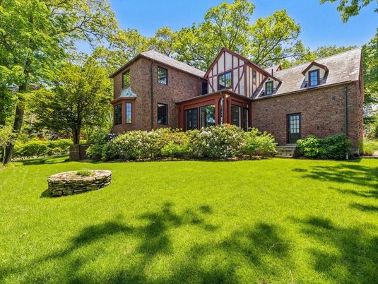 Backyard, Exterior, Facade, Brick Facade, Tudor Revival