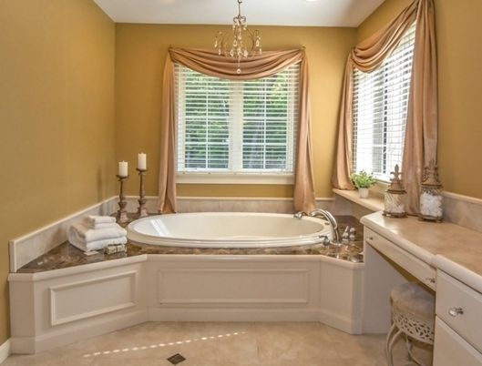 Bathroom, Chandelier, Interior, Recessed Lighting
