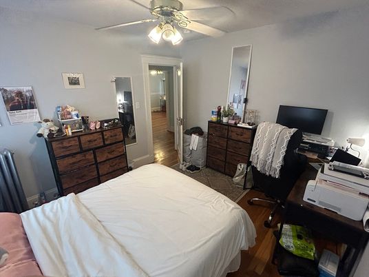 Bedroom, Home Office, Interior, Wood Texture Flooring