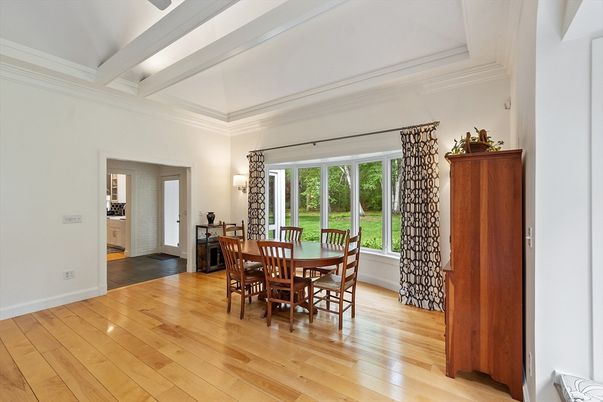 Dining room, Interior, Wood Texture Flooring