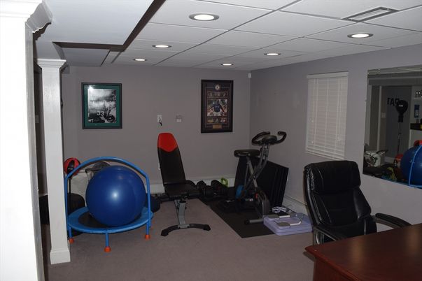 Fitness Equipment, Interior, Recessed Lighting
