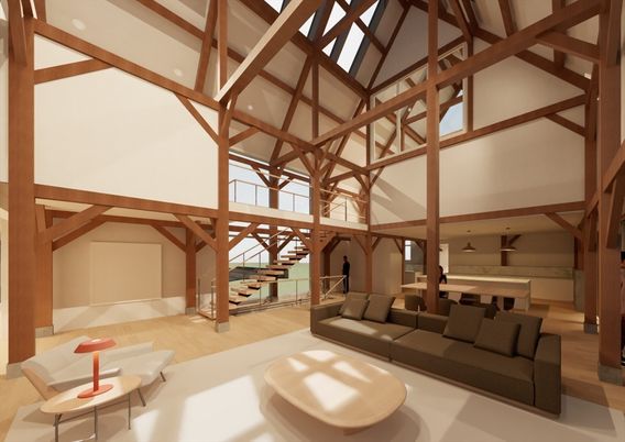 Interior, Living room, Wooden Beams, Wood Texture Flooring