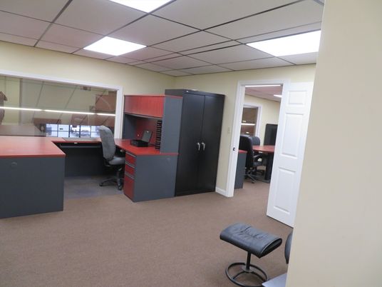 Home Office, Interior, Recessed Lighting