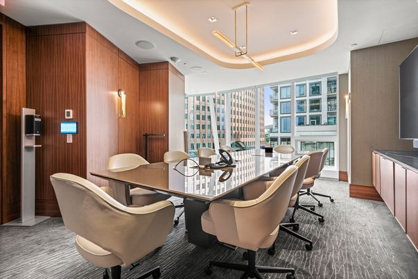 Home Office, Interior, Pendant Lights, Recessed Lighting, Wooden Walls
