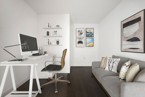 Home Office, Interior, Wood Texture Flooring