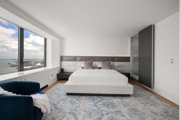 Bedroom, Interior, Water, Wood Texture Flooring