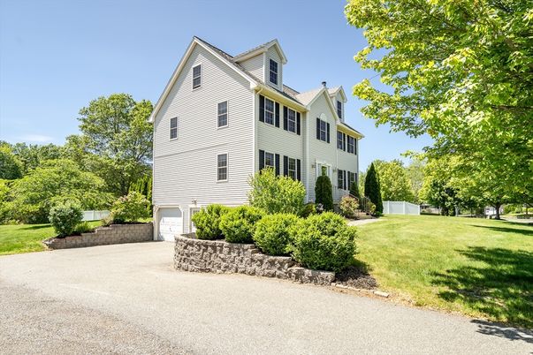 Attached, Backyard, Exterior, Facade, Farmhouse