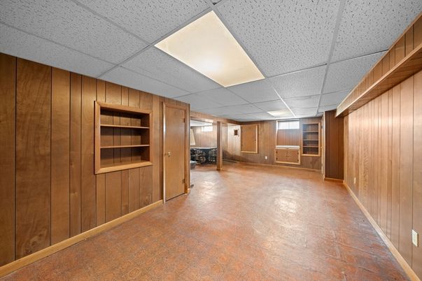 Empty room, Interior, Wooden Walls