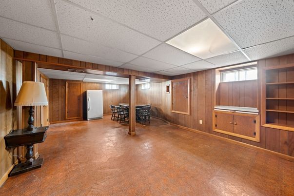 Dining room, Interior, Wooden Walls