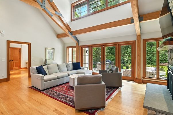 Interior, Living room, Wooden Beams, Wood Texture Flooring