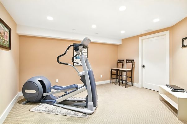 Fitness Equipment, Interior, Recessed Lighting