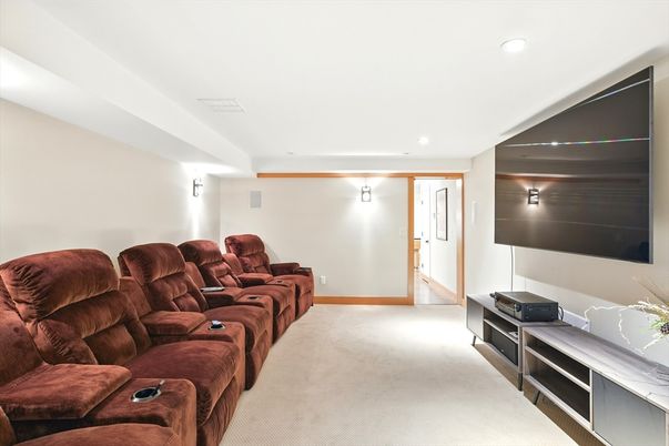 Home Theatre Room, Interior, Recessed Lighting, Theatre Room