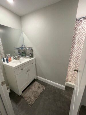 Bathroom, Interior, Recessed Lighting