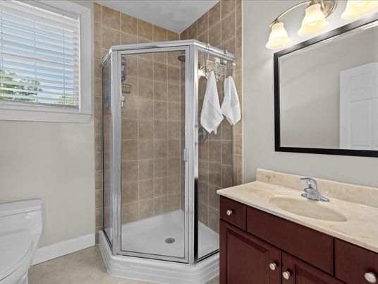 Bathroom, Glass Shower, Interior