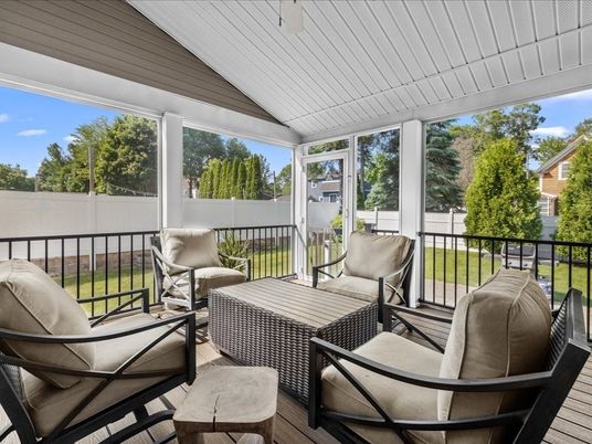 Interior, Sun Room, Wood Texture Flooring