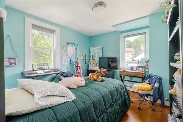 Bedroom, Interior, Wood Texture Flooring