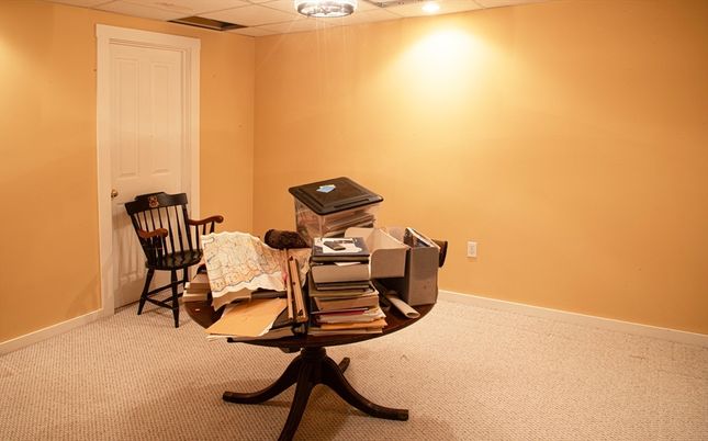 Home Office, Interior, Recessed Lighting