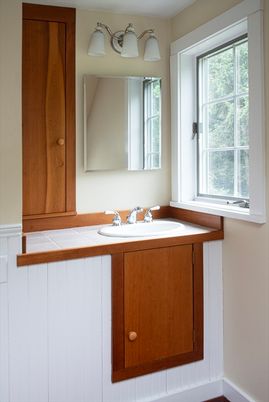 Bathroom, Interior, Tile Countertops