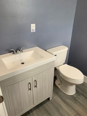 Bathroom, Interior, Wood Texture Flooring