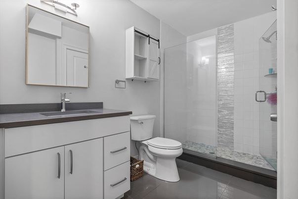 Bathroom, Glass Shower, Interior