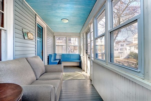 Interior, Sun Room, Wood Texture Flooring