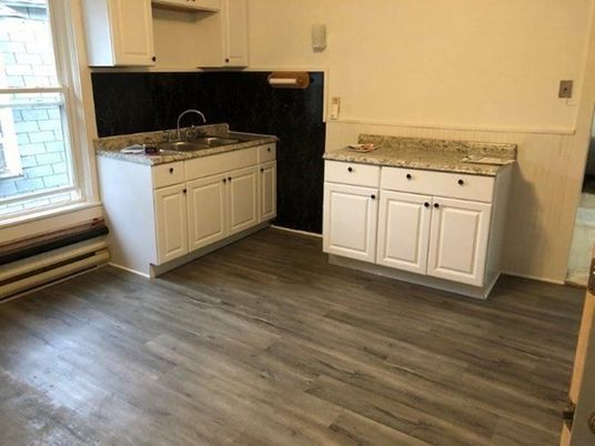 Interior, Kitchen, Wood Texture Flooring