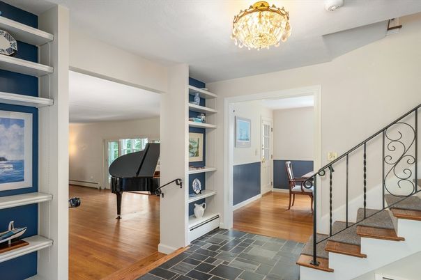 Chandelier, Interior, Piano, Wood Texture Flooring