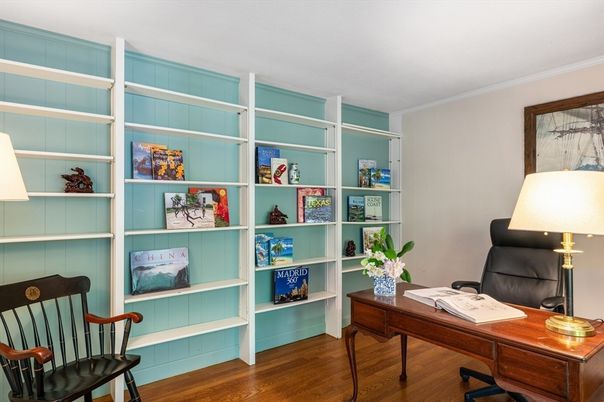 Home Office, Interior, Wood Texture Flooring