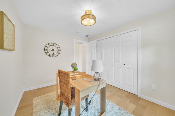 Home Office, Interior, Wood Texture Flooring