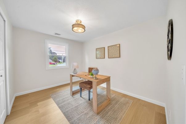 Home Office, Interior, Wood Texture Flooring