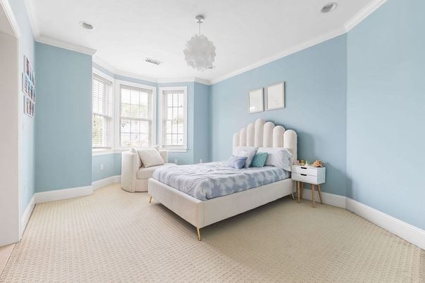 Bedroom, Interior, Pendant Lights, Recessed Lighting