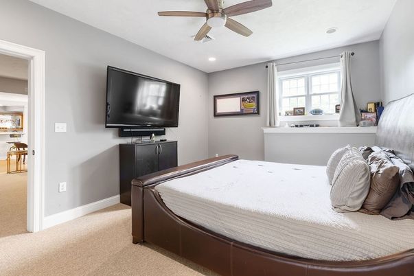 Bedroom, Interior, Recessed Lighting