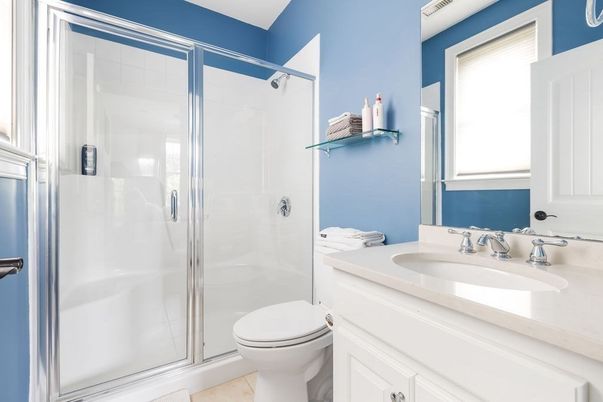 Bathroom, Glass Shower, Interior