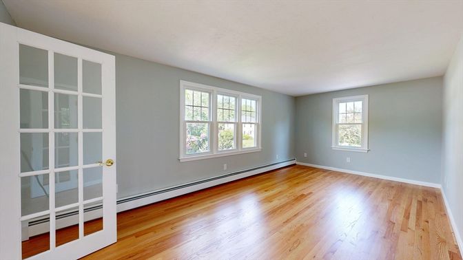 Empty room, Interior, Wood Texture Flooring
