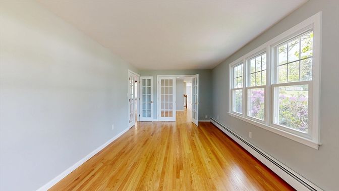 Empty room, Interior, Wood Texture Flooring