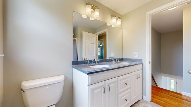 Bathroom, Interior, Wood Texture Flooring