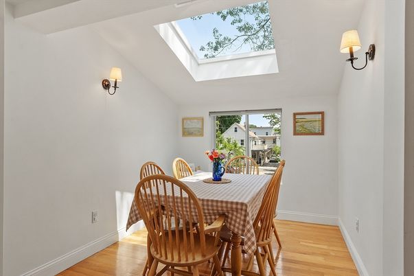 Dining room, Interior, Wood Texture Flooring