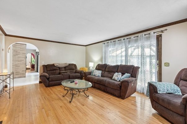 Interior, Living room, Stone Walls, Wood Texture Flooring