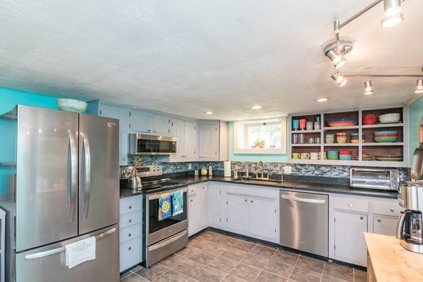 Interior, Kitchen, Recessed Lighting, Stainless Steel Appliances