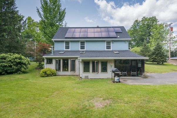 Backyard, Exterior, Facade, Solar Panels, Georgian