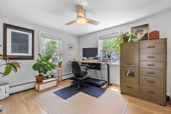 Home Office, Interior, Wood Texture Flooring